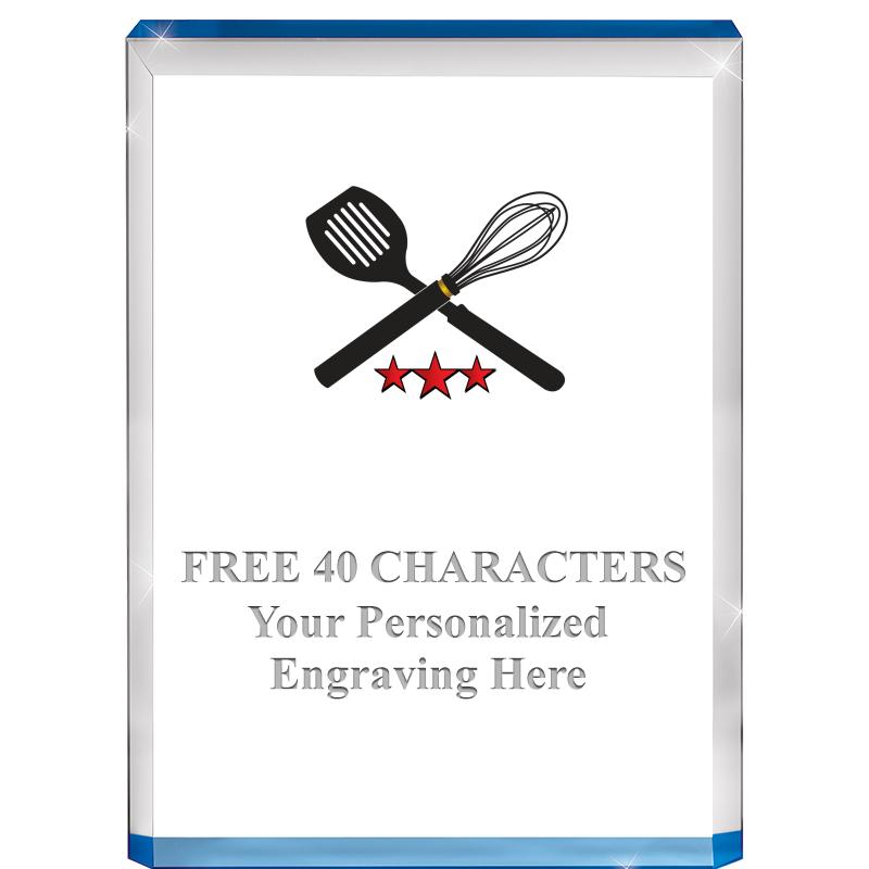 4" BLUE BILLBOARD ACRYLIC