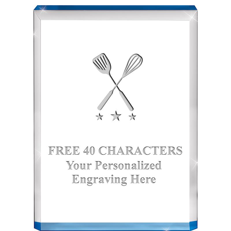 4" BLUE BILLBOARD ACRYLIC