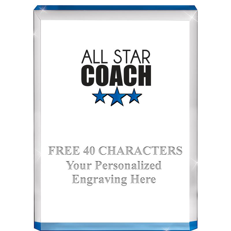 4" BLUE BILLBOARD ACRYLIC