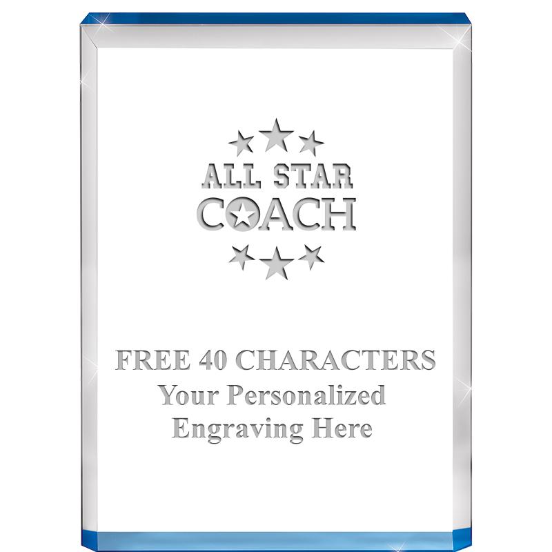 4" BLUE BILLBOARD ACRYLIC