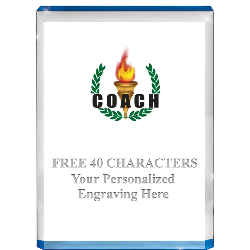 4" BLUE BILLBOARD ACRYLIC