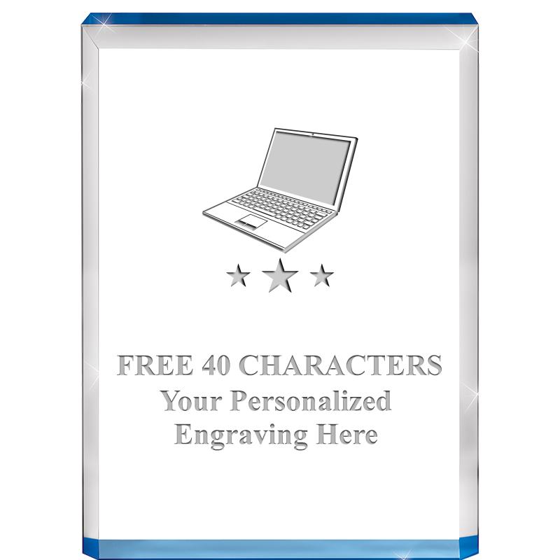 4" BLUE BILLBOARD ACRYLIC