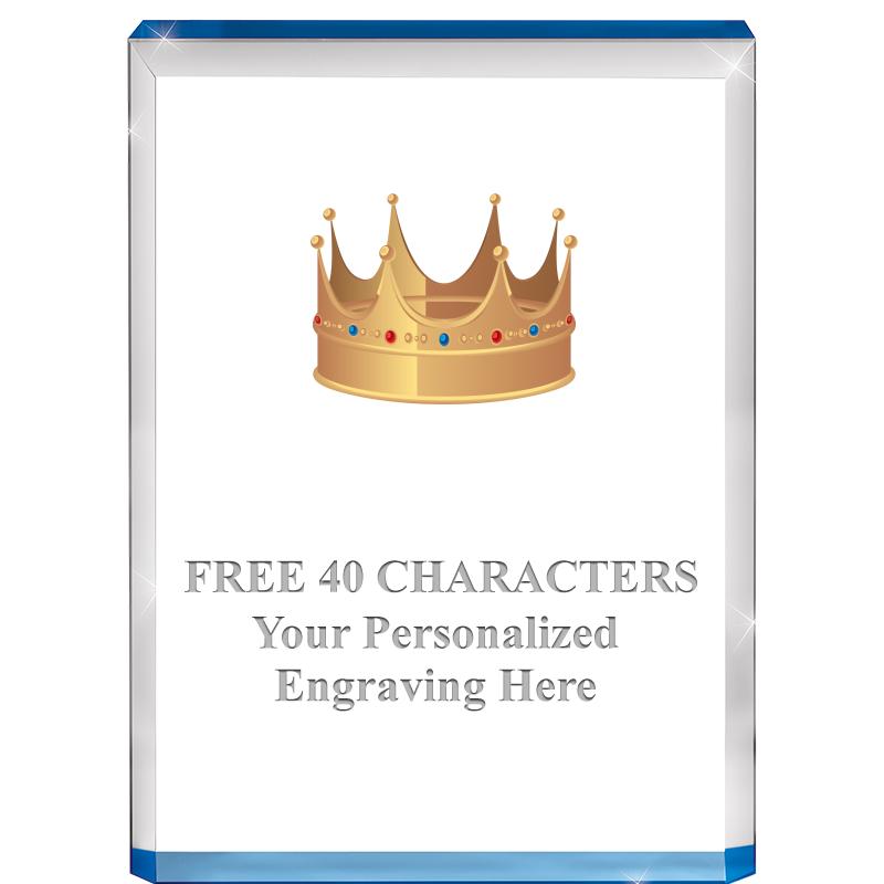 4" BLUE BILLBOARD ACRYLIC