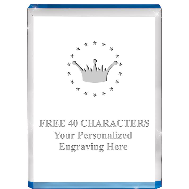 4" BLUE BILLBOARD ACRYLIC