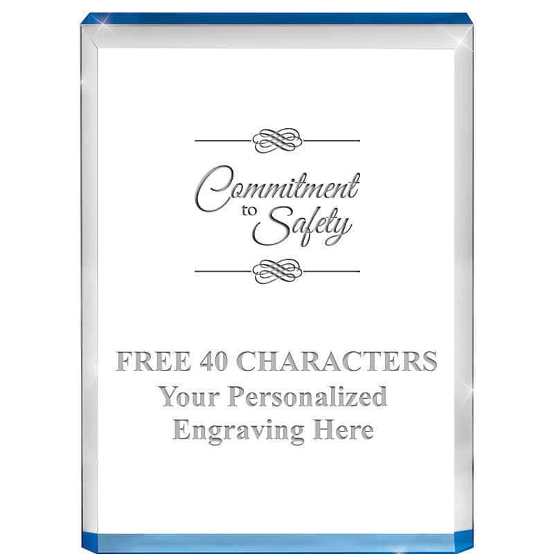 4" BLUE BILLBOARD ACRYLIC