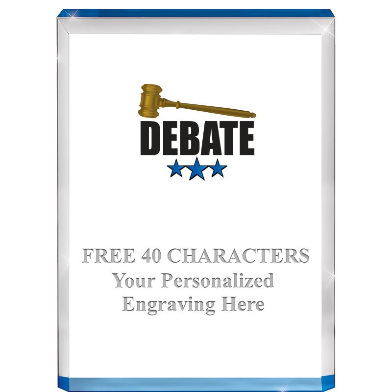 4" BLUE BILLBOARD ACRYLIC