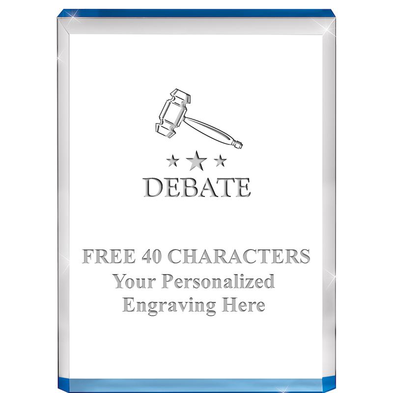 4" BLUE BILLBOARD ACRYLIC