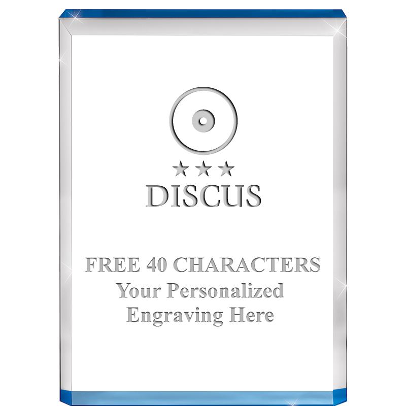 4" BLUE BILLBOARD ACRYLIC