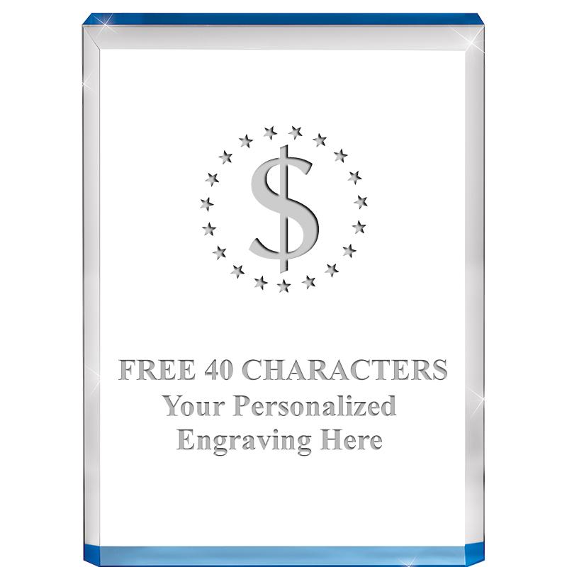 4" BLUE BILLBOARD ACRYLIC