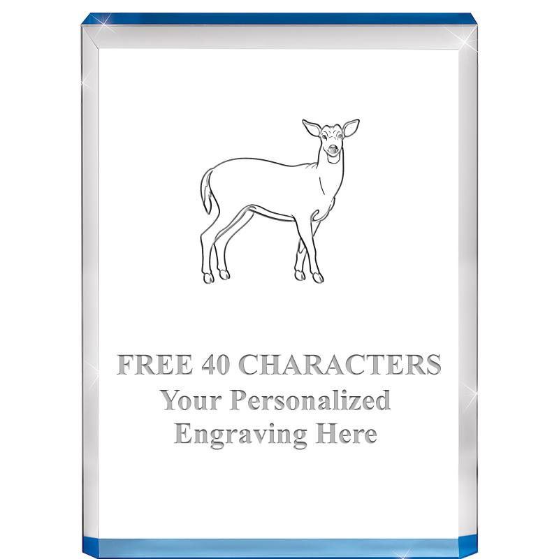 4" BLUE BILLBOARD ACRYLIC