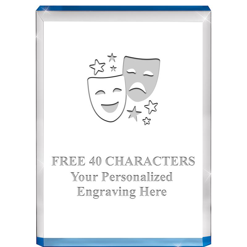 4" BLUE BILLBOARD ACRYLIC