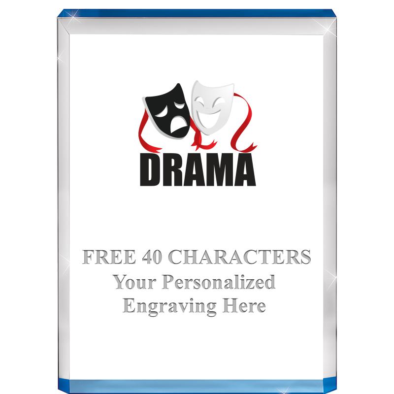 4" BLUE BILLBOARD ACRYLIC