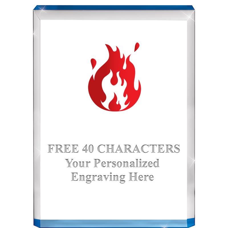 4" BLUE BILLBOARD ACRYLIC