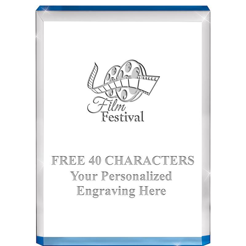 4" BLUE BILLBOARD ACRYLIC