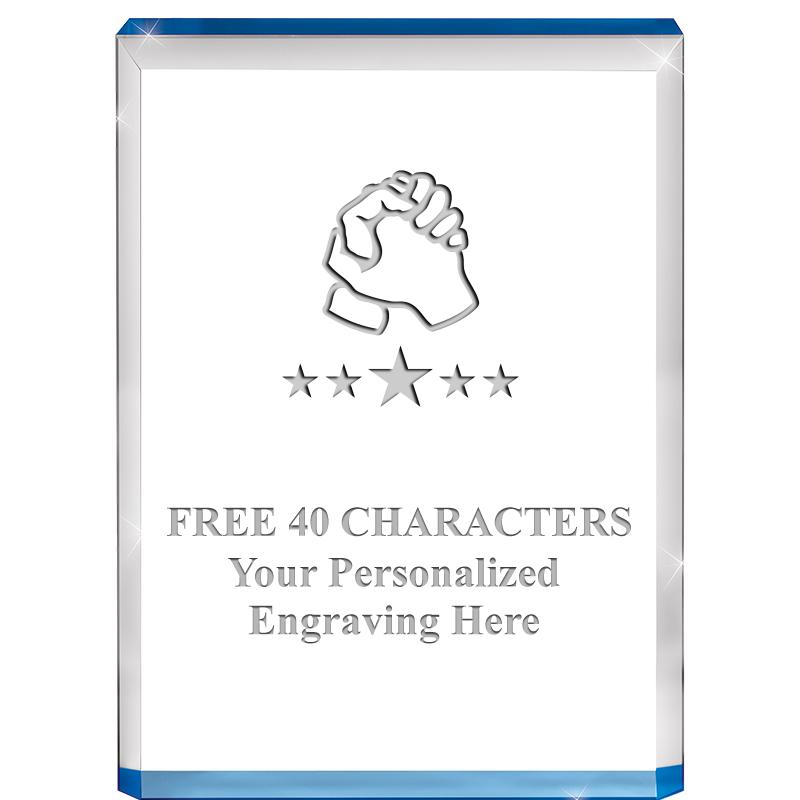 4" BLUE BILLBOARD ACRYLIC