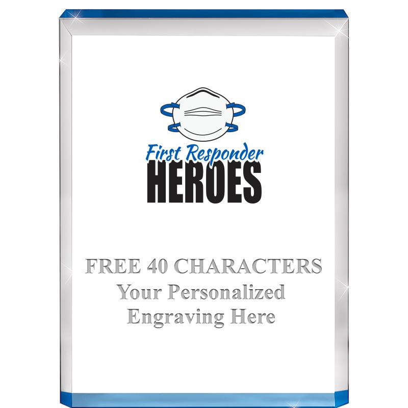 4" BLUE BILLBOARD ACRYLIC