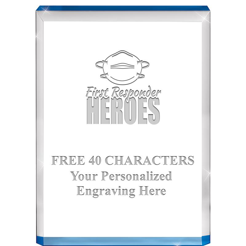 4" BLUE BILLBOARD ACRYLIC