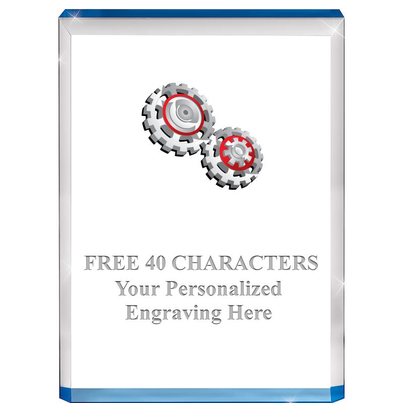 4" BLUE BILLBOARD ACRYLIC