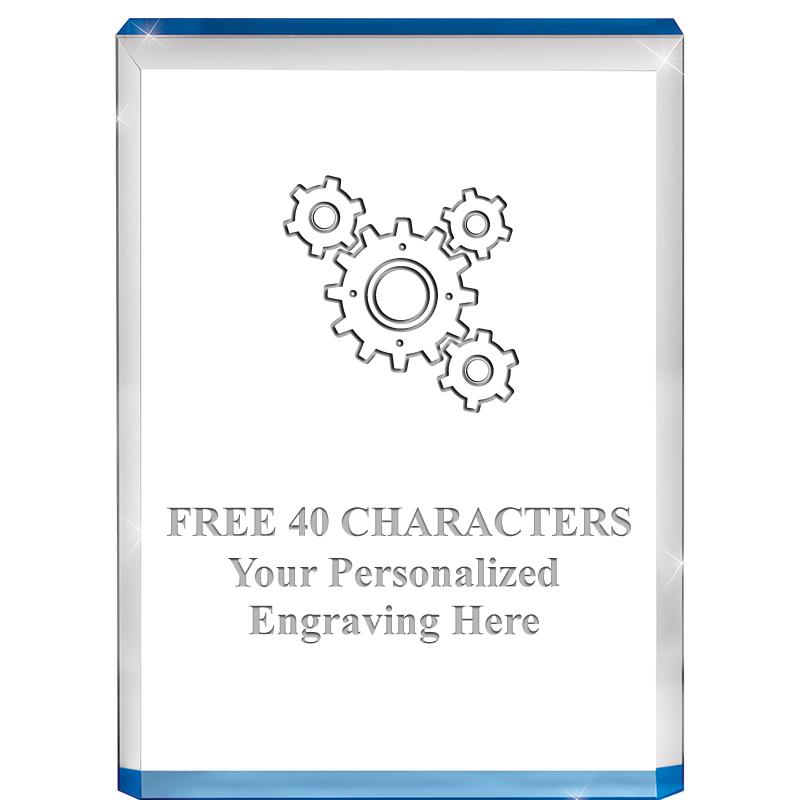 4" BLUE BILLBOARD ACRYLIC