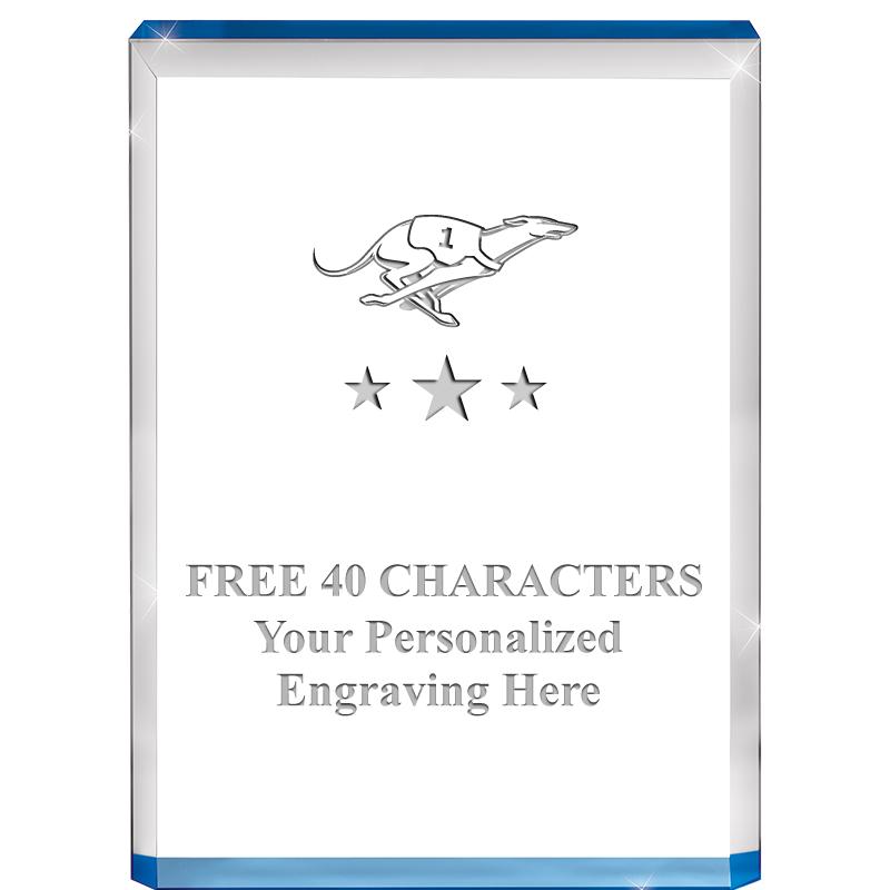 4" BLUE BILLBOARD ACRYLIC