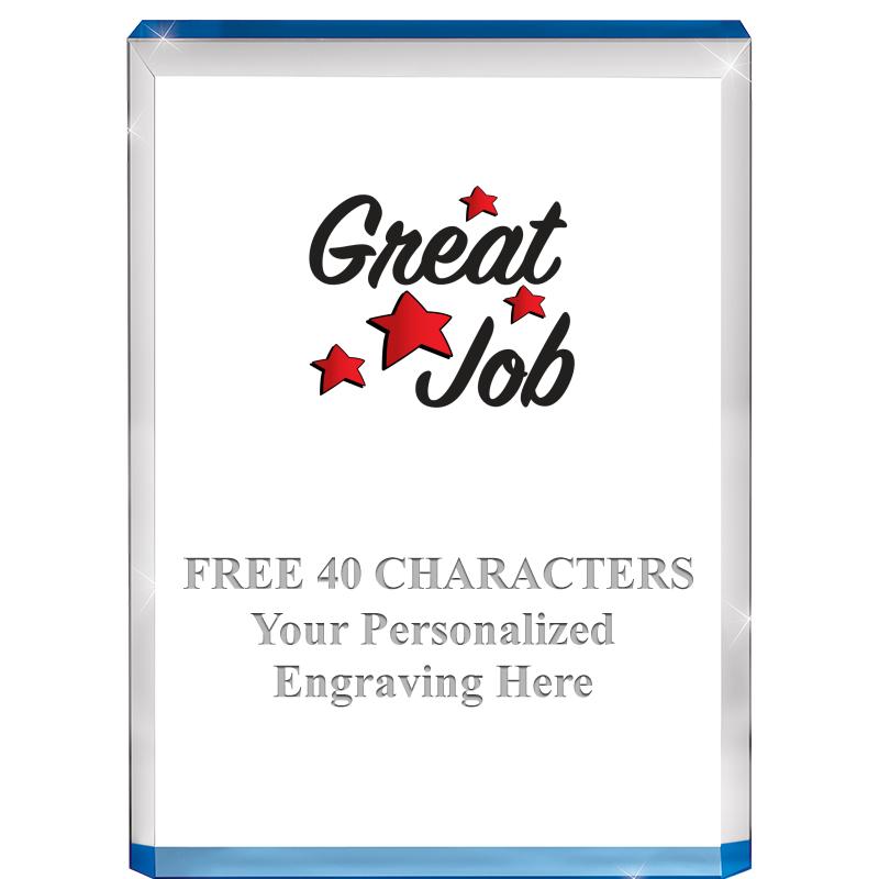 4" BLUE BILLBOARD ACRYLIC