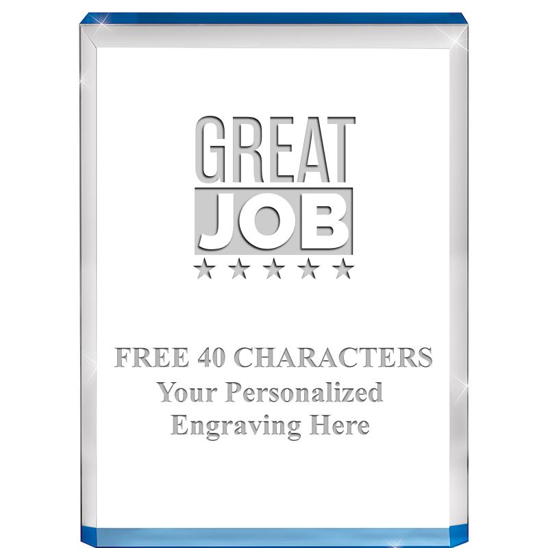 4" BLUE BILLBOARD ACRYLIC