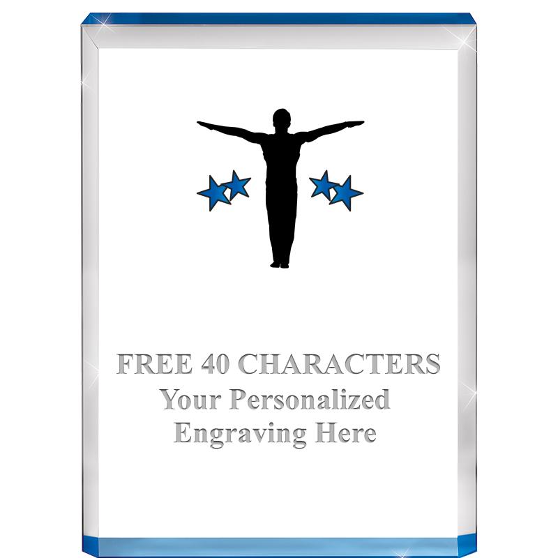 4" BLUE BILLBOARD ACRYLIC