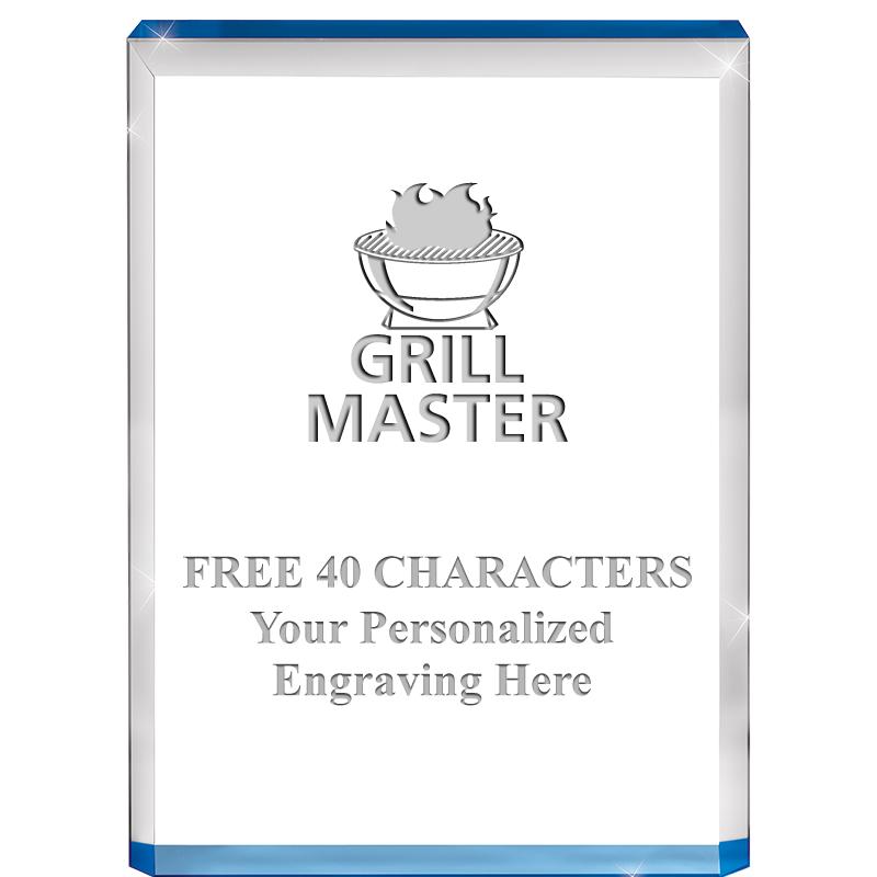 4" BLUE BILLBOARD ACRYLIC