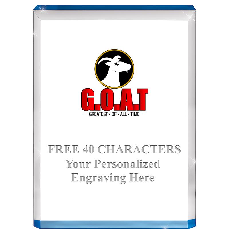 4" BLUE BILLBOARD ACRYLIC