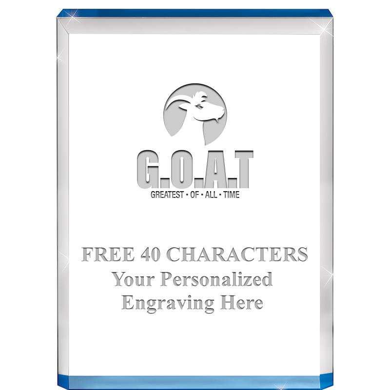 4" BLUE BILLBOARD ACRYLIC