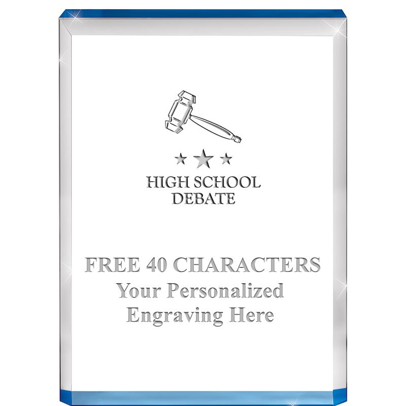 4" BLUE BILLBOARD ACRYLIC