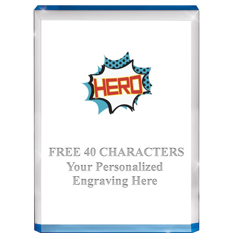 4" BLUE BILLBOARD ACRYLIC