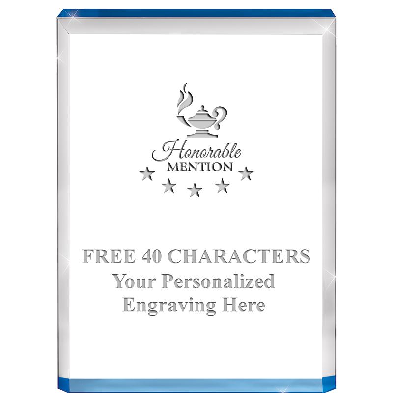 4" BLUE BILLBOARD ACRYLIC