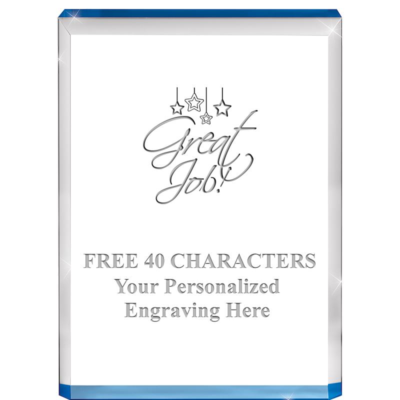 4" BLUE BILLBOARD ACRYLIC