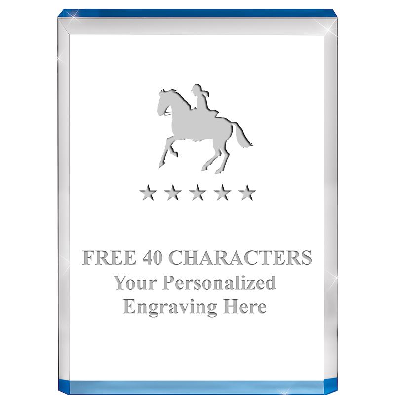 4" BLUE BILLBOARD ACRYLIC