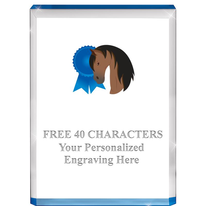 4" BLUE BILLBOARD ACRYLIC