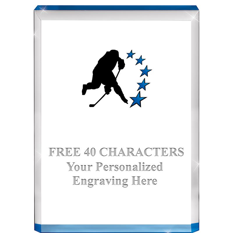 4" BLUE BILLBOARD ACRYLIC