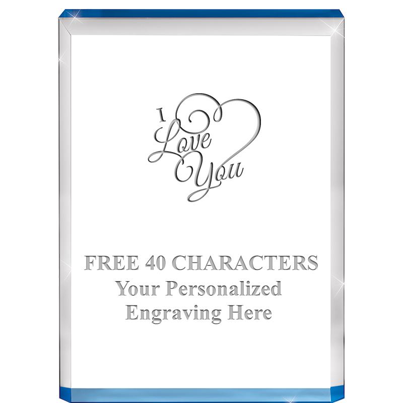 4" BLUE BILLBOARD ACRYLIC