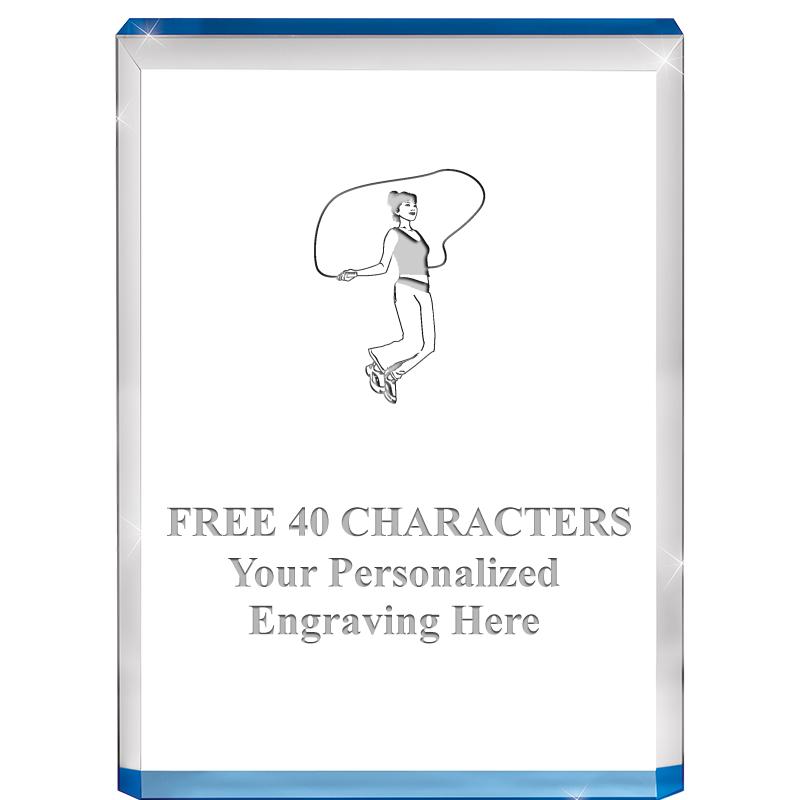 4" BLUE BILLBOARD ACRYLIC