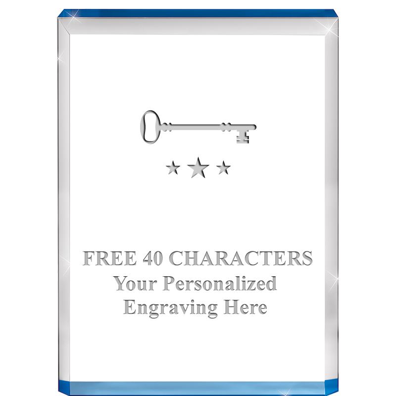 4" BLUE BILLBOARD ACRYLIC