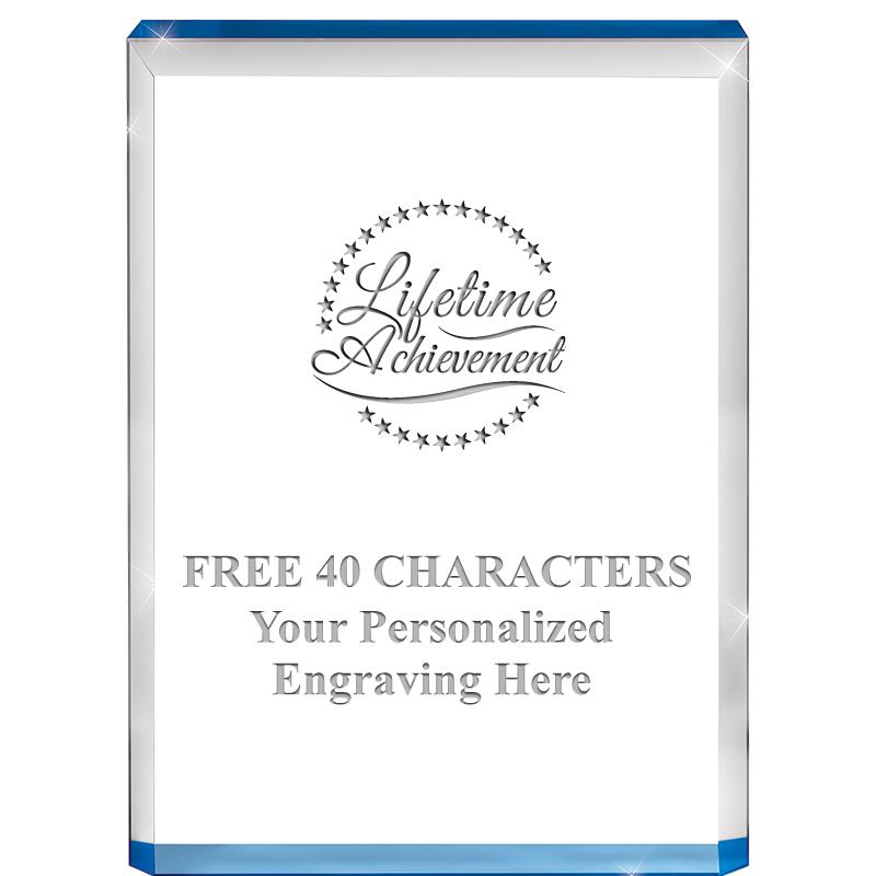 4" BLUE BILLBOARD ACRYLIC