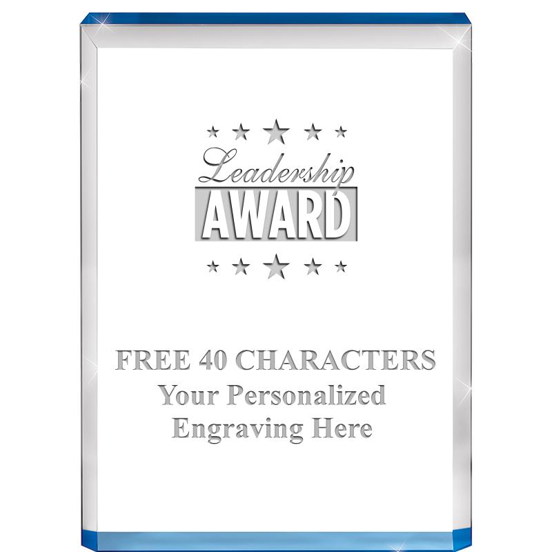 4" BLUE BILLBOARD ACRYLIC