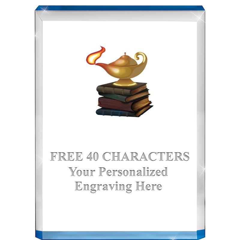 4" BLUE BILLBOARD ACRYLIC