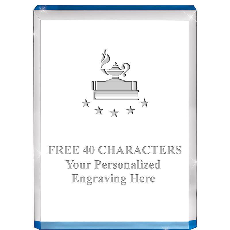 4" BLUE BILLBOARD ACRYLIC