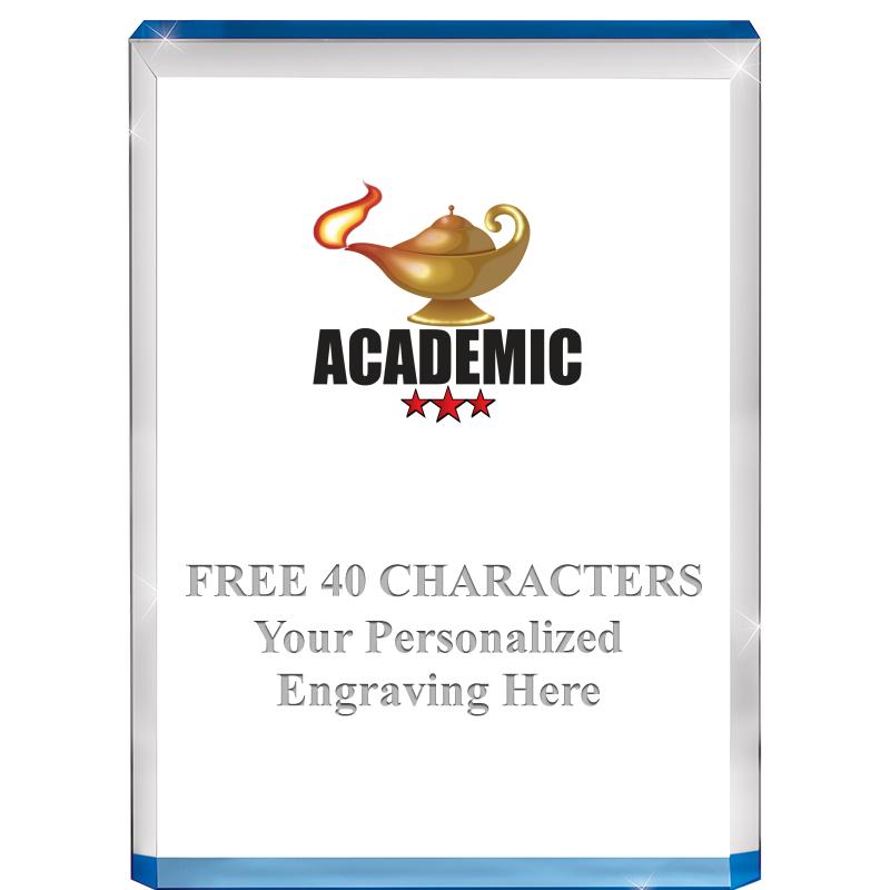 4" BLUE BILLBOARD ACRYLIC