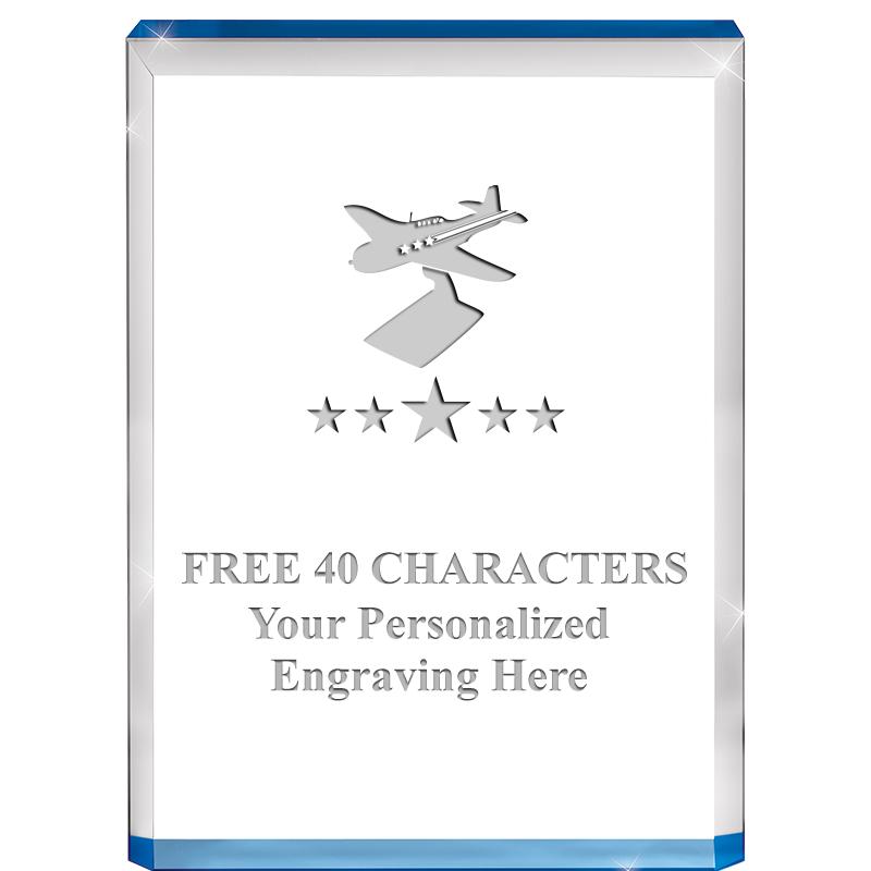 4" BLUE BILLBOARD ACRYLIC