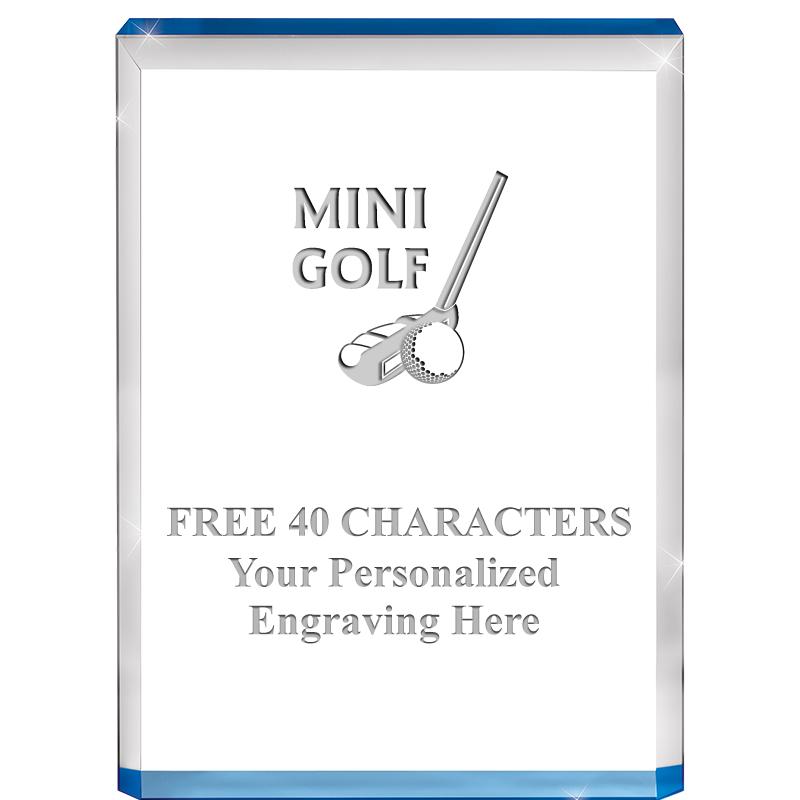 4" BLUE BILLBOARD ACRYLIC