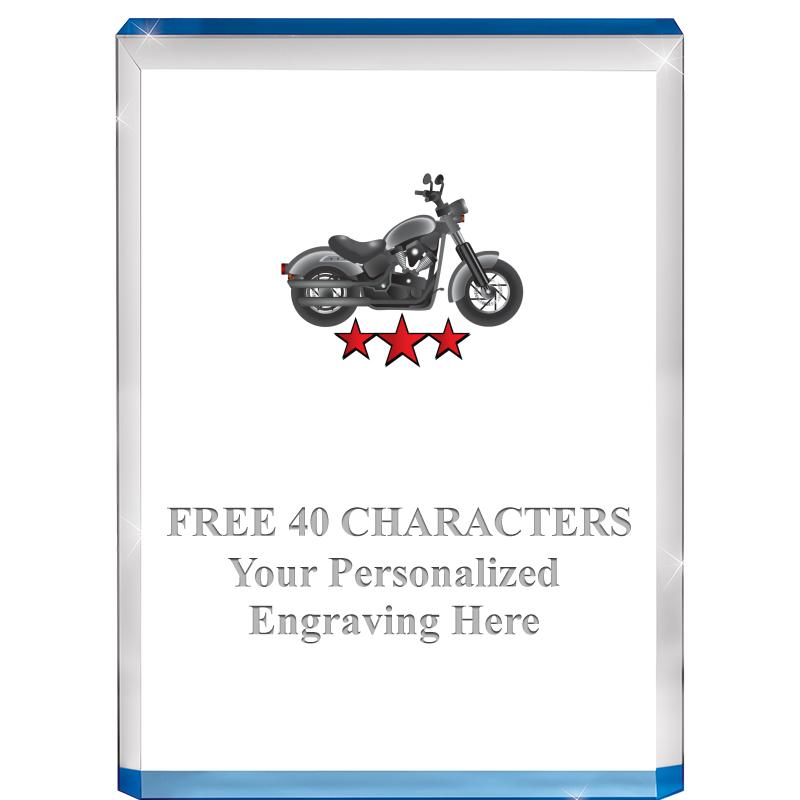 4" BLUE BILLBOARD ACRYLIC