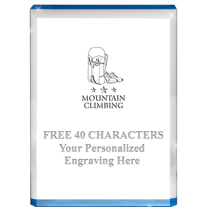 4" BLUE BILLBOARD ACRYLIC