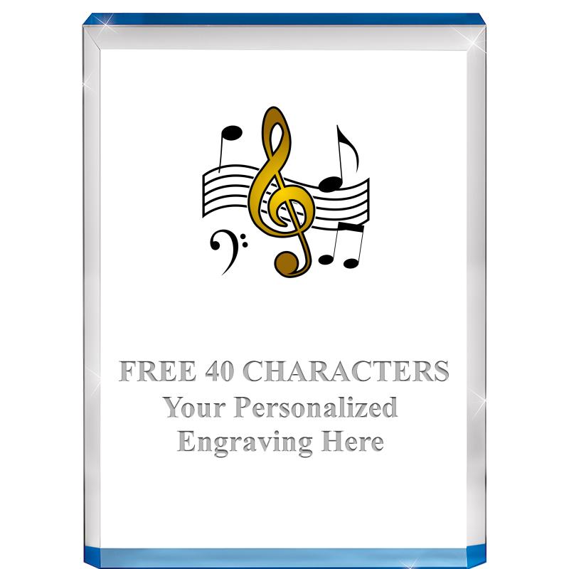 4" BLUE BILLBOARD ACRYLIC